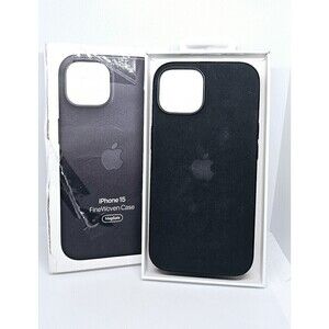 Authentic - Apple FineWoven Case with MagSafe for iPhone 15 - Black